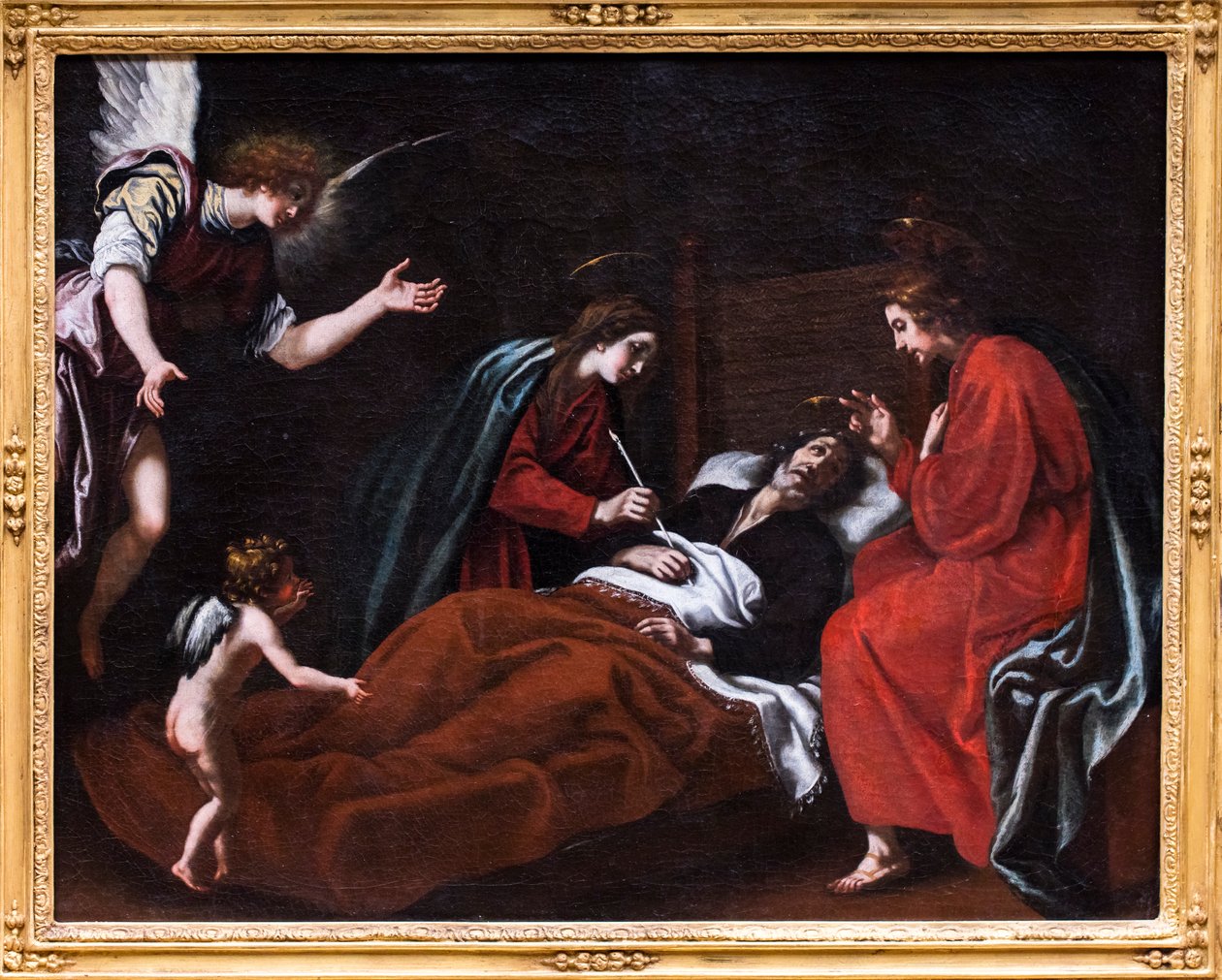 Der Tod des Heiligen Joseph von Jacopo (1592-1664) Vignali