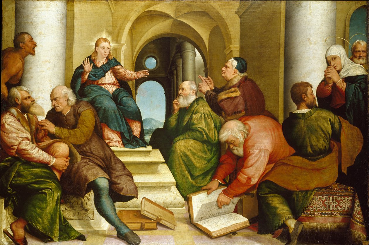 Christus unter den Ärzten von Jacopo Bassano il vecchio