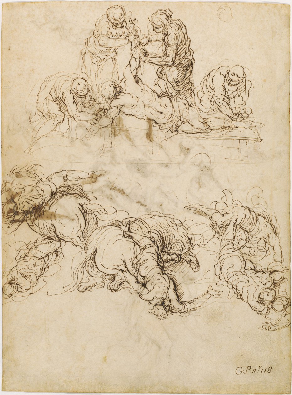 Das Martyrium des Heiligen Bartholomäus; Die Bekehrung des Heiligen Paulus von Jacopo Palma il Giovane