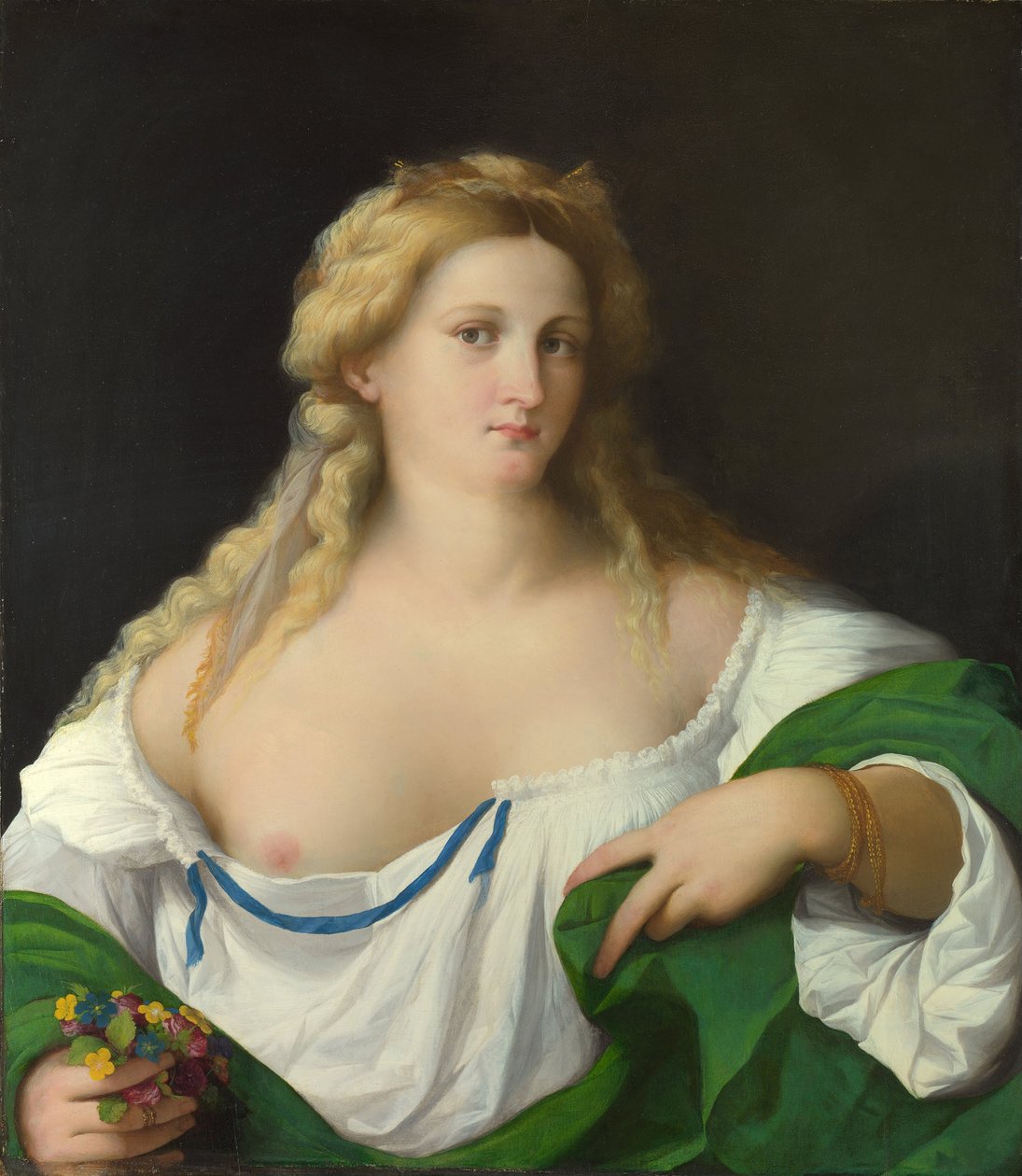 Eine blonde Frau von Jacopo Palma il Vecchio the Elder