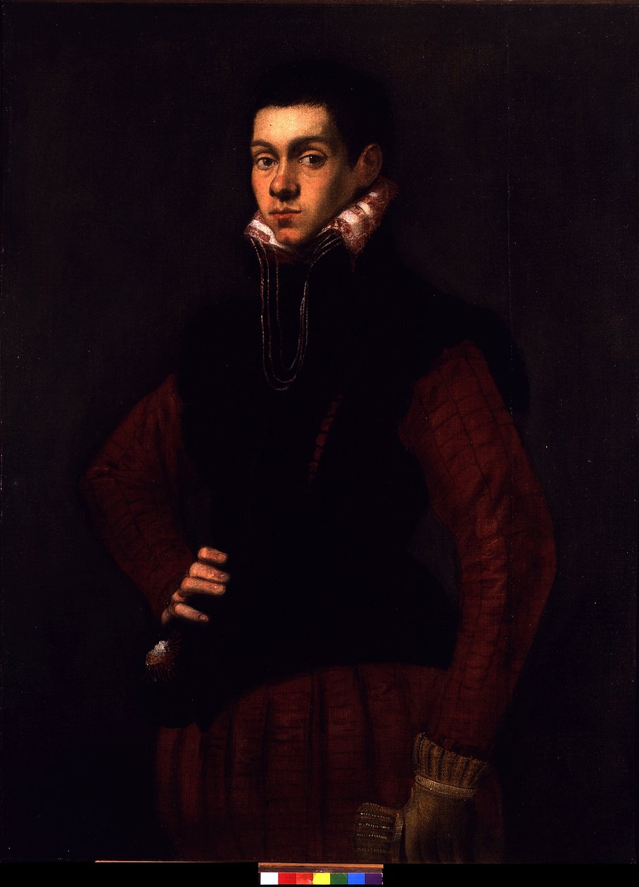 Porträt eines jungen Mannes, um 1565 von Jacopo Robusti Tintoretto