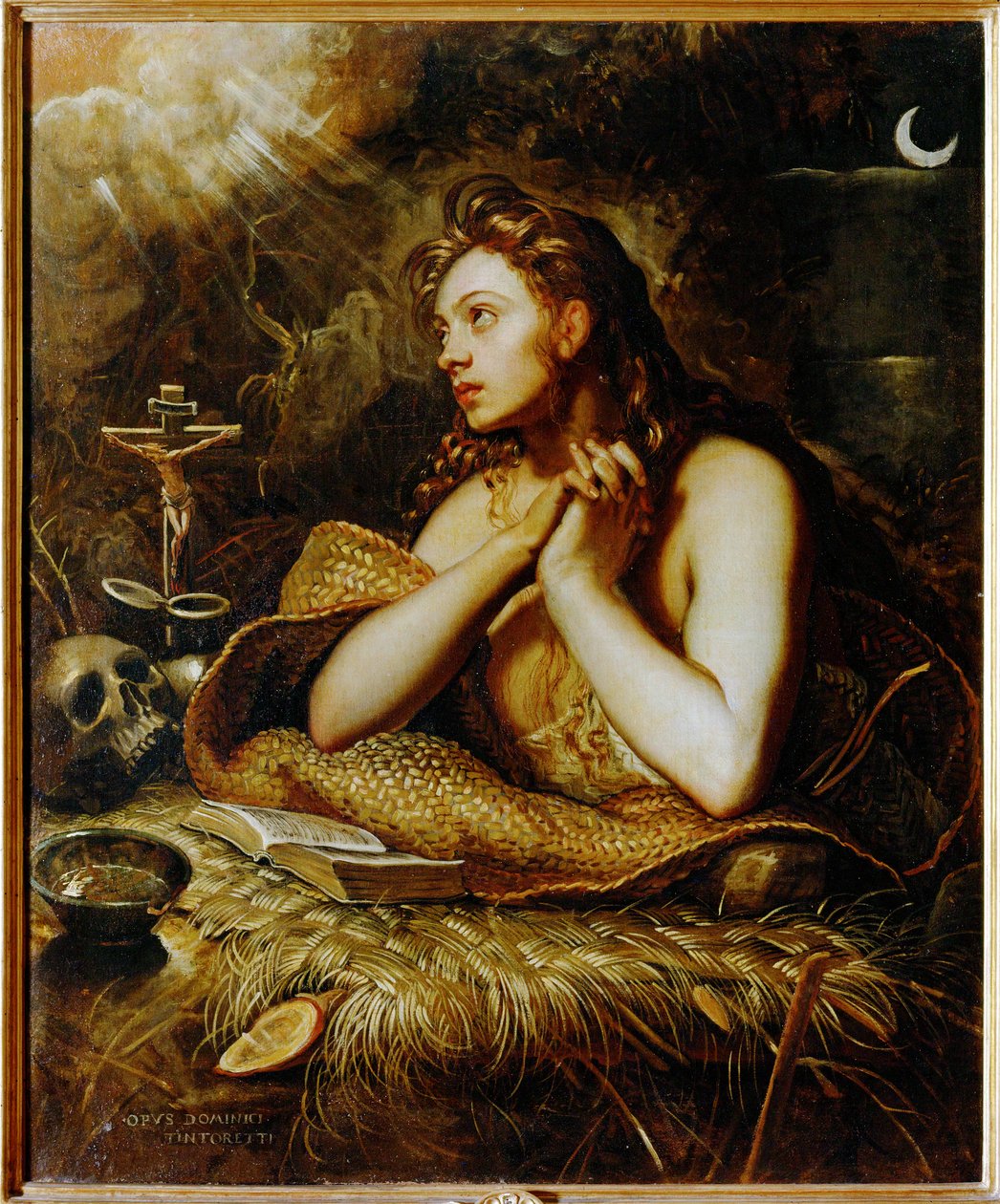 Die reuige Maria Magdalena von Jacopo Robusti Tintoretto