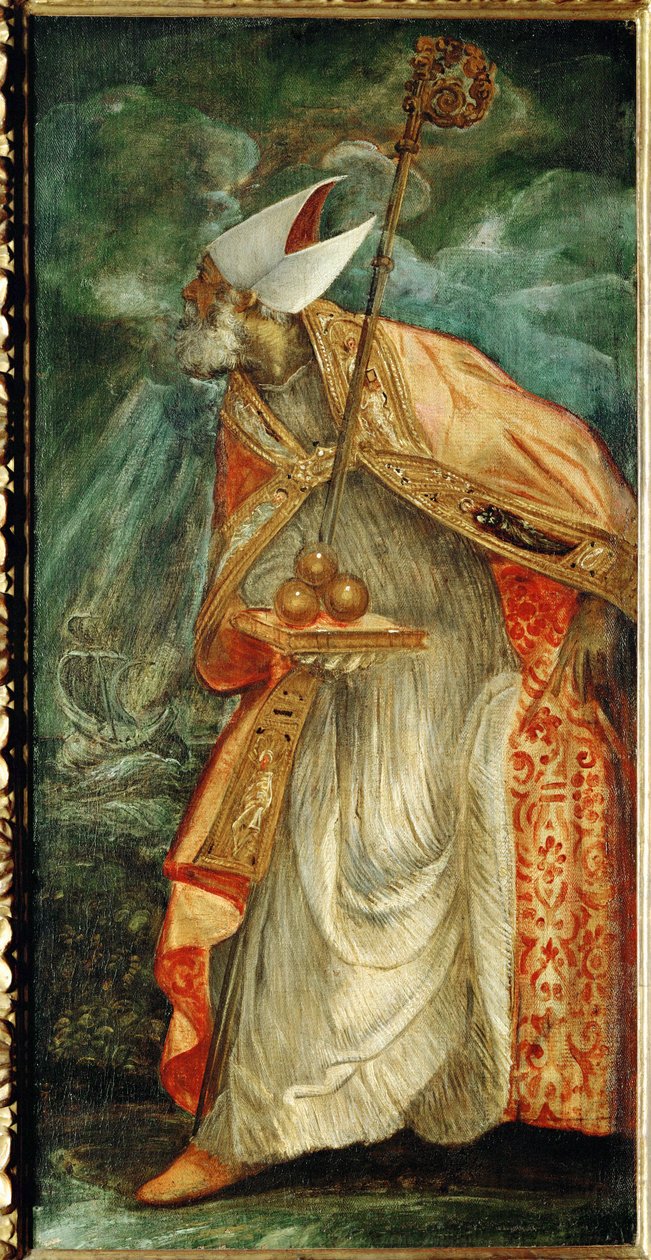 Heiliger Nikolaus von Bari von Jacopo Robusti Tintoretto