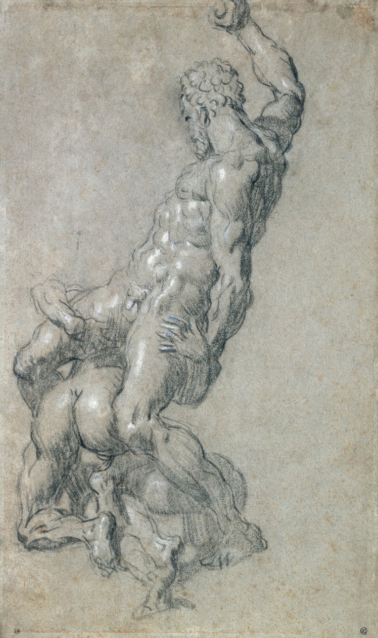 Samson tötet die Philister von Jacopo Robusti Tintoretto