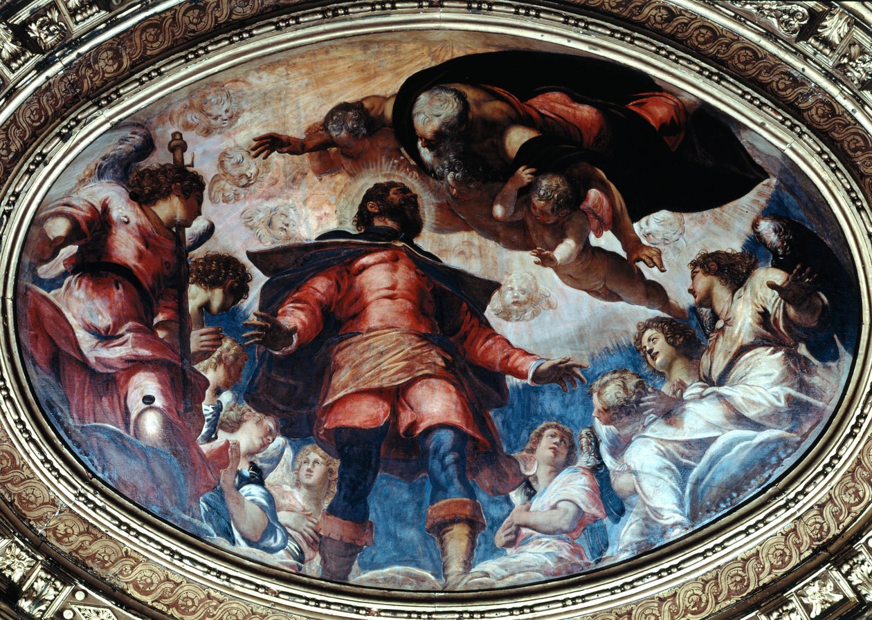 San Rocco in Herrlichkeit, 1564 von Jacopo Robusti Tintoretto