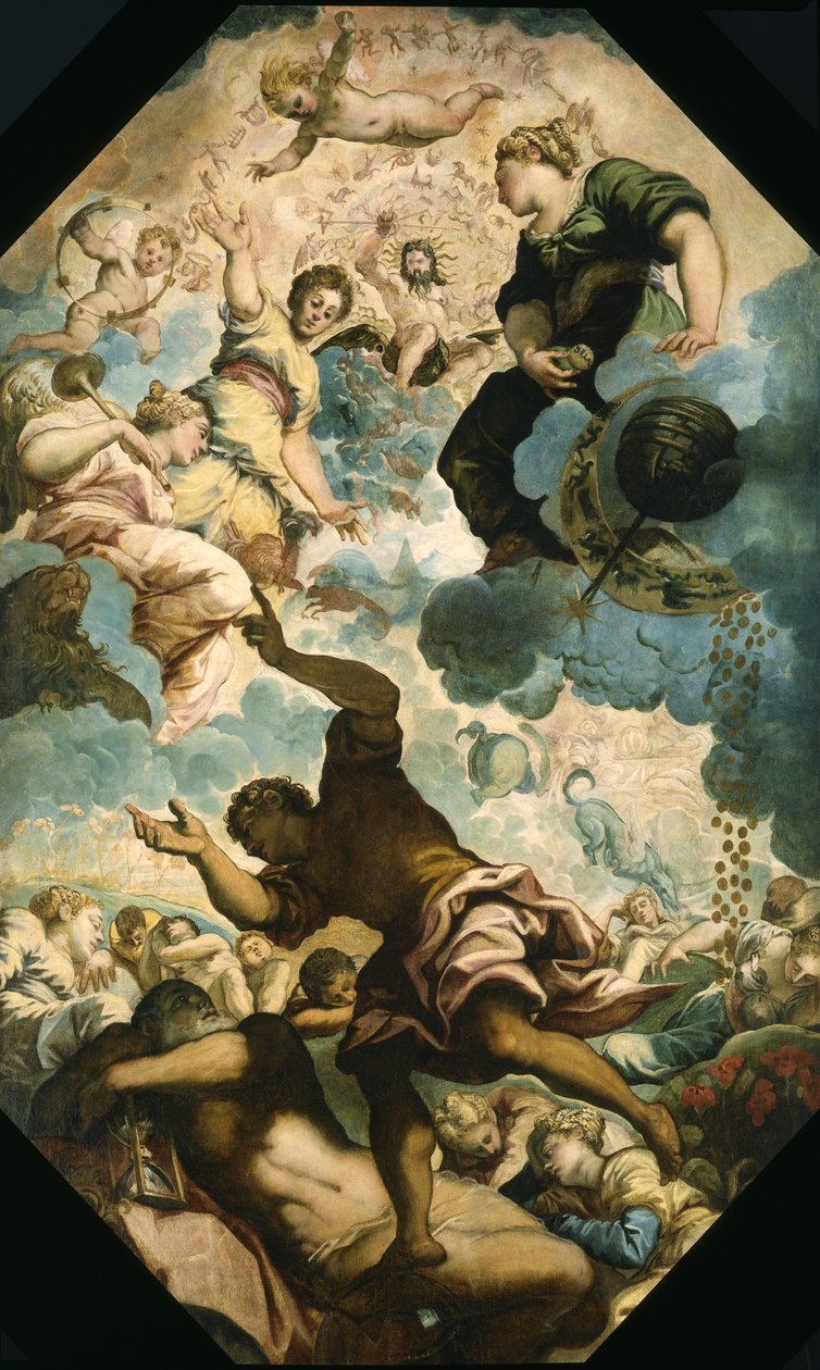 Die Träume der Männer von Jacopo Robusti Tintoretto