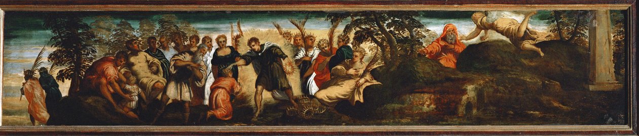 Die Vorhersage an David von Jacopo Robusti Tintoretto