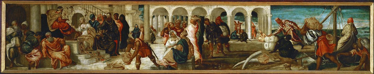 Die Königin von Saba vor Salomo von Jacopo Robusti Tintoretto
