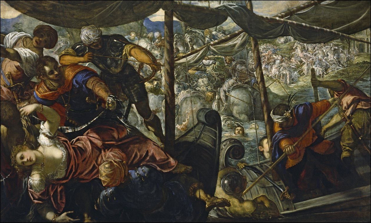 Die Entführung der Helena, 1578 von Jacopo Robusti Tintoretto