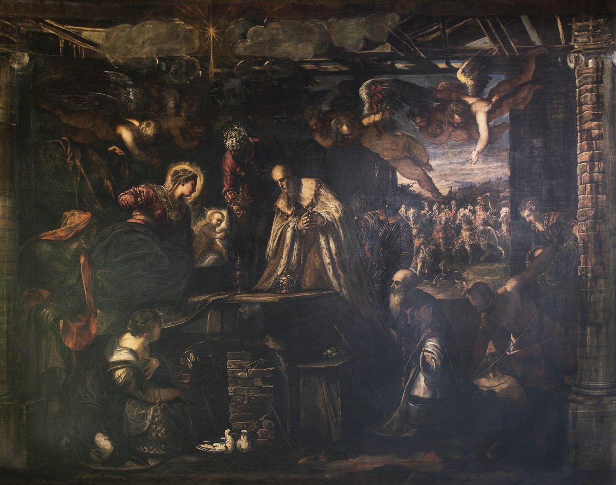 Die Anbetung der Könige, 1582 von Jacopo Tintoretto