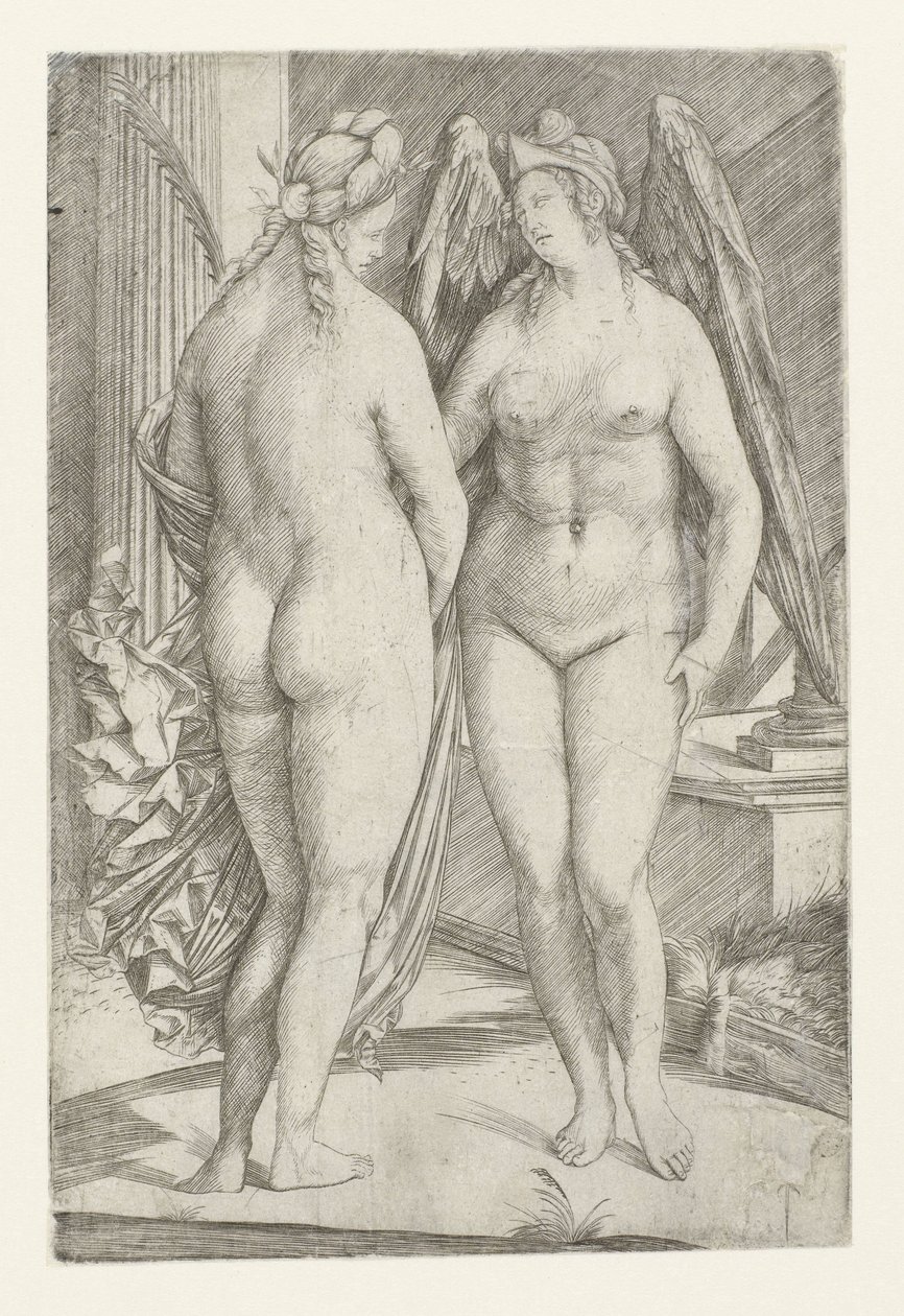 Allegorie mit Victoria und Ruhm von Jacopo de