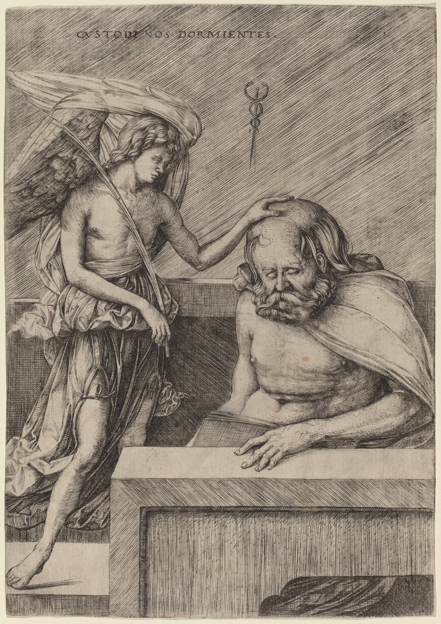 Custodi Nos Dormientes Der Schutzengel, ca. 1509 von Jacopo de Barbari