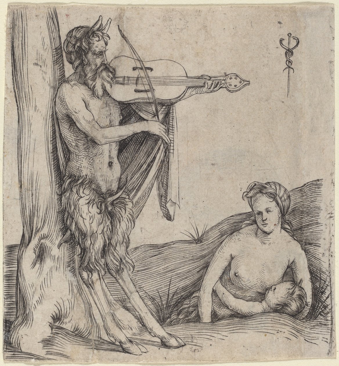 Satyrfamilie, ca. 1503-1504 von Jacopo de Barbari