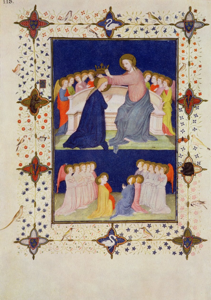 MS 11060-11061 Stunden von Notre Dame: Komplet, Die Krönung der Jungfrau, aus den 