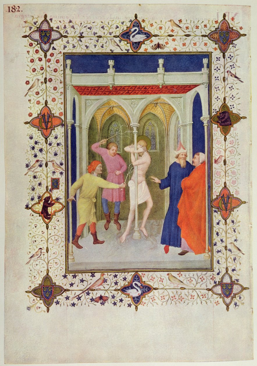 Stunden des Kreuzes: Tierce, die Geißelung Christi, aus den 