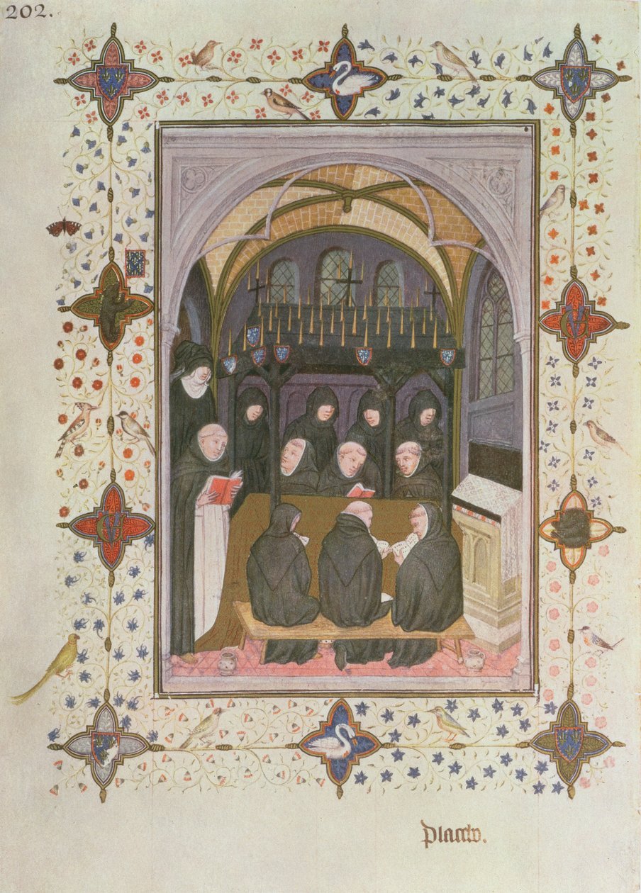MS 11060-11061 Ämter der Toten: Beerdigungszeremonien von Jacquemart de Hesdin