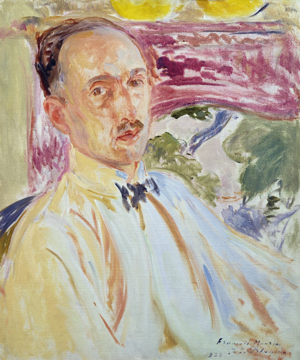 Studie für ein Porträt von Francois Mauriac, 1923 von Jacques Emile Blanche