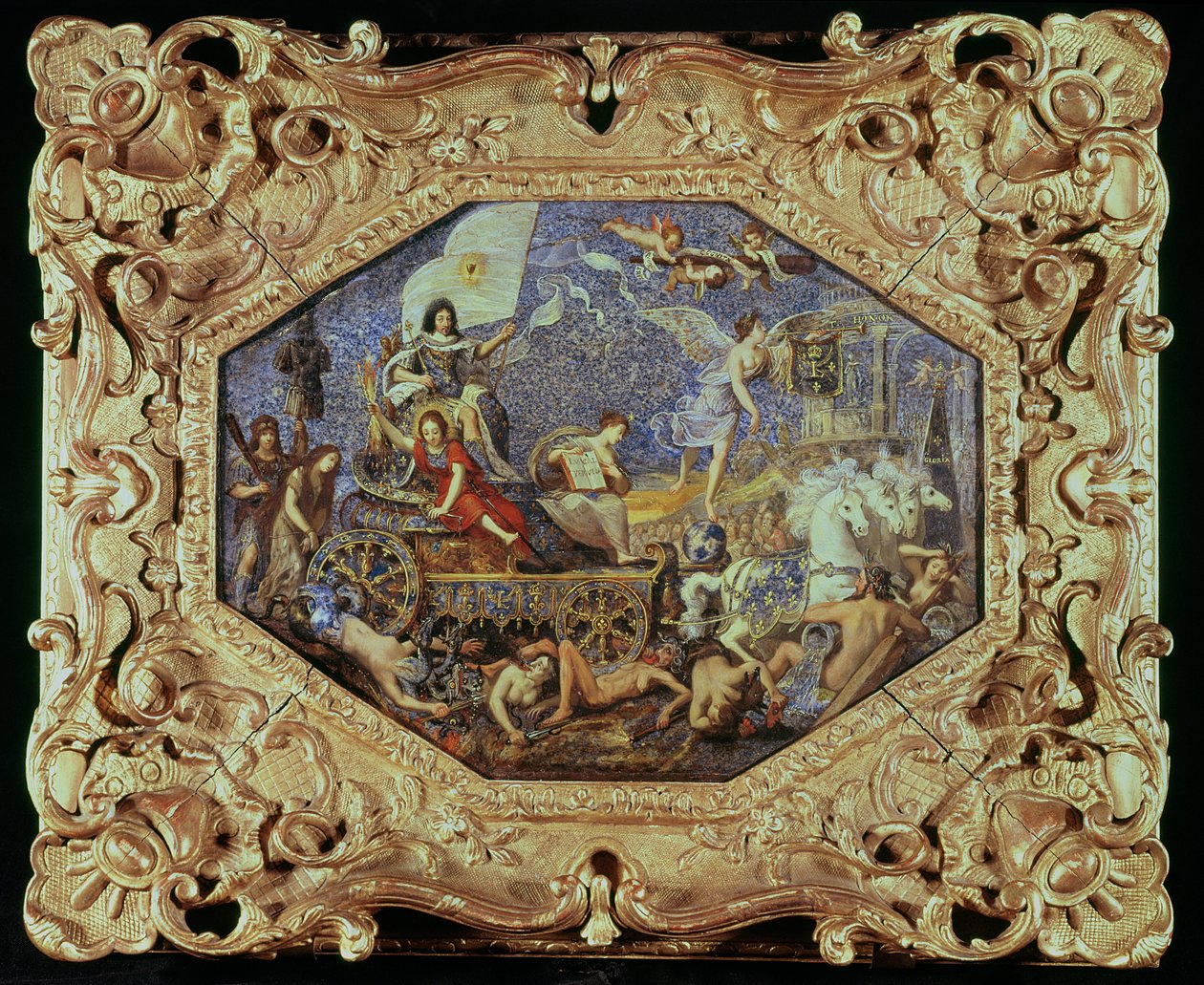 Der Triumph von Ludwig XIII. über die Feinde der Religion von Jacques Stella