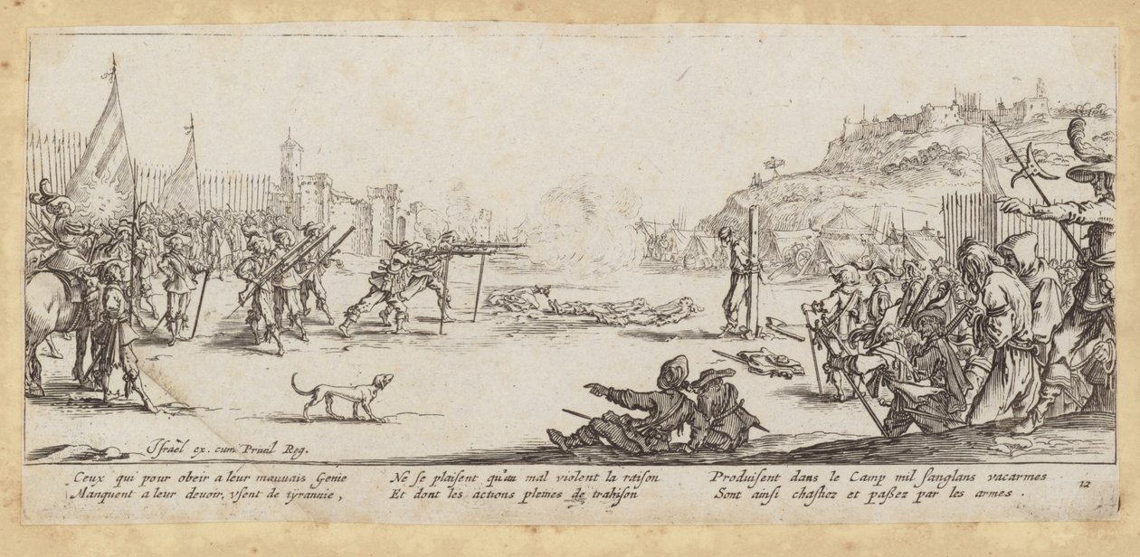 Die Leiden und Unglücke des Krieges von Jacques (after) Callot