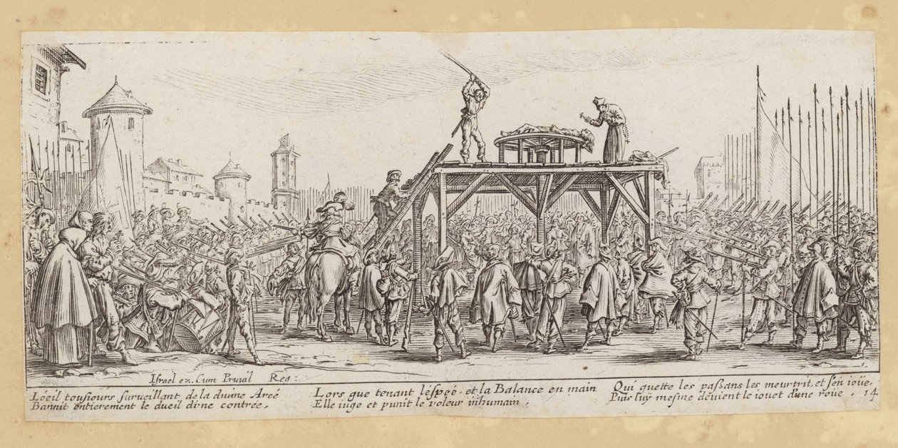 Die Leiden und Unglücke des Krieges von Jacques (after) Callot