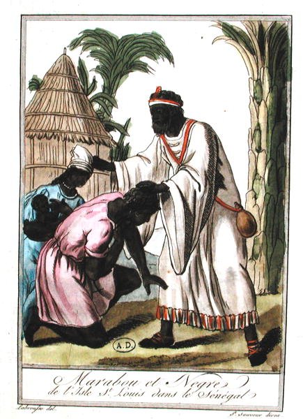 Marabout aus Saint-Louis, Senegal von Jacques (after) Grasset de Saint Sauveur