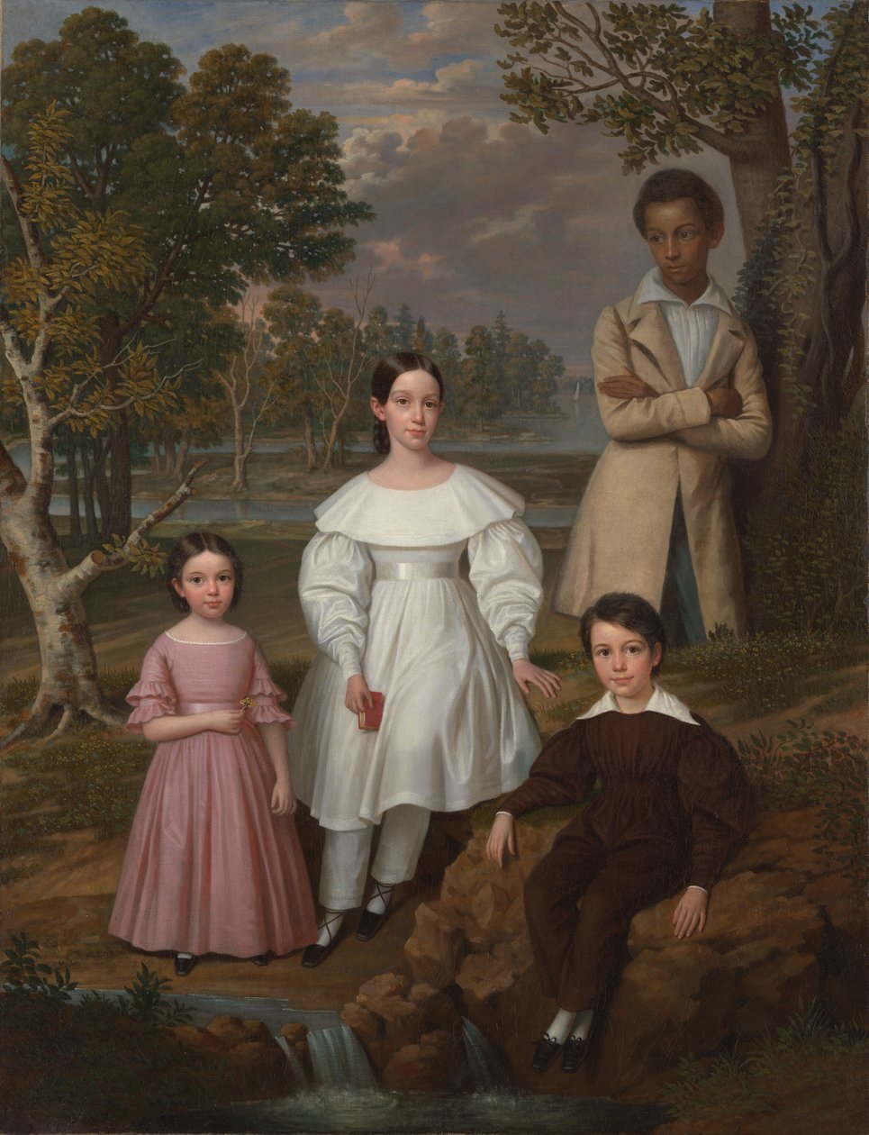 Bélizaire und die Frey-Kinder, um 1837 von Jacques (attr. to) Amans