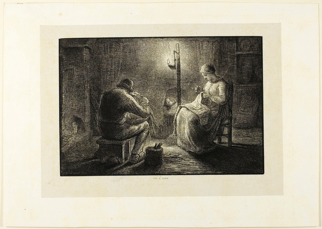 Nacht von Jacques Adrien Lavieille