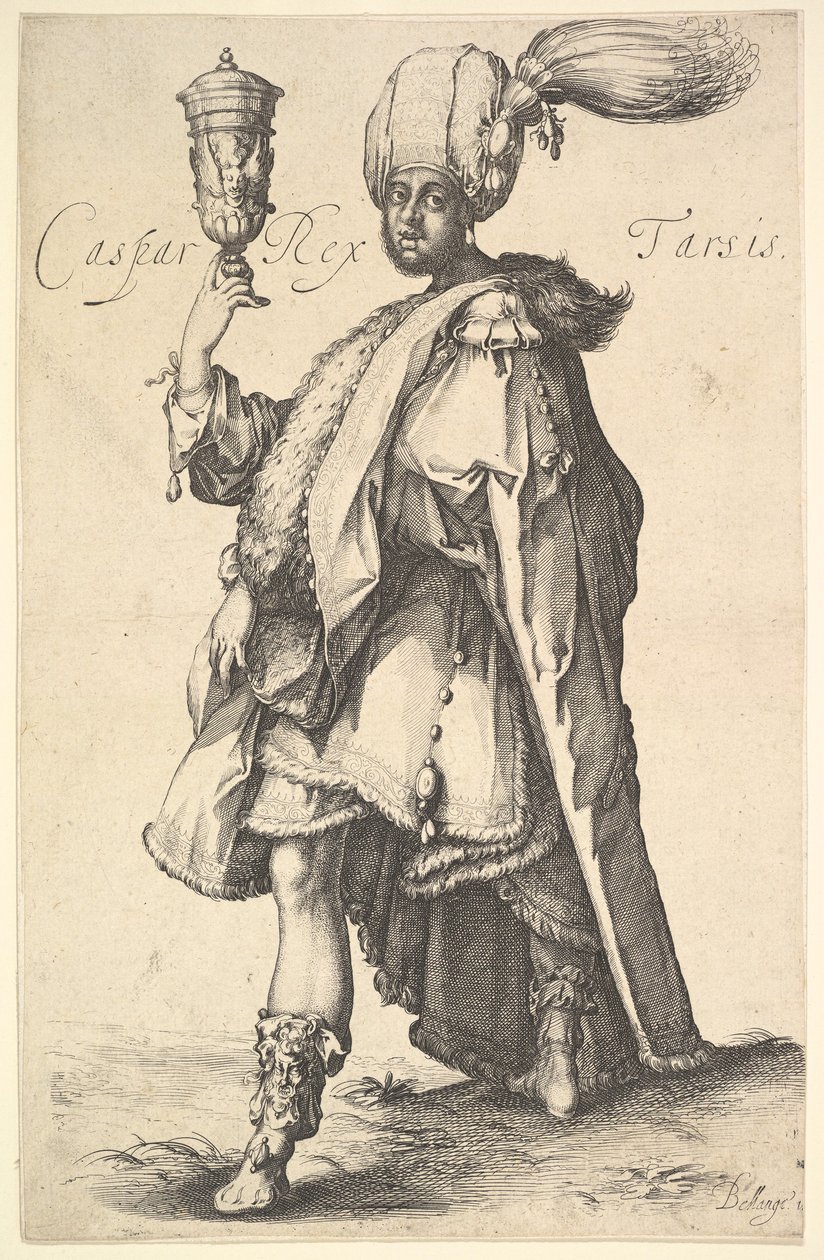 Caspar, nach einer Serie der drei Weisen von Jacques Bellange von Jacques Bellange