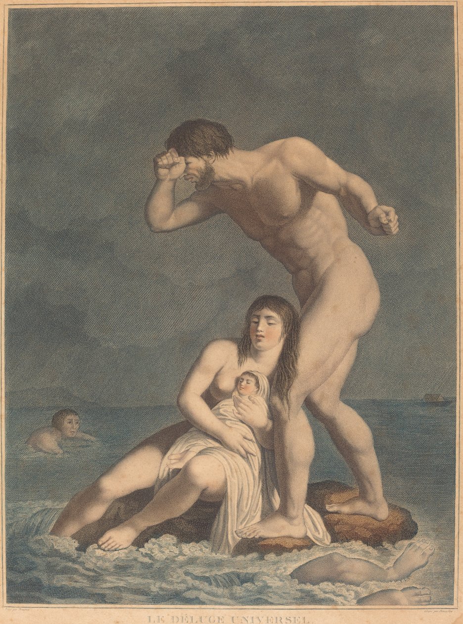 Die Sintflut von Jacques Bonnefoy after Michel Honoré Bounieu