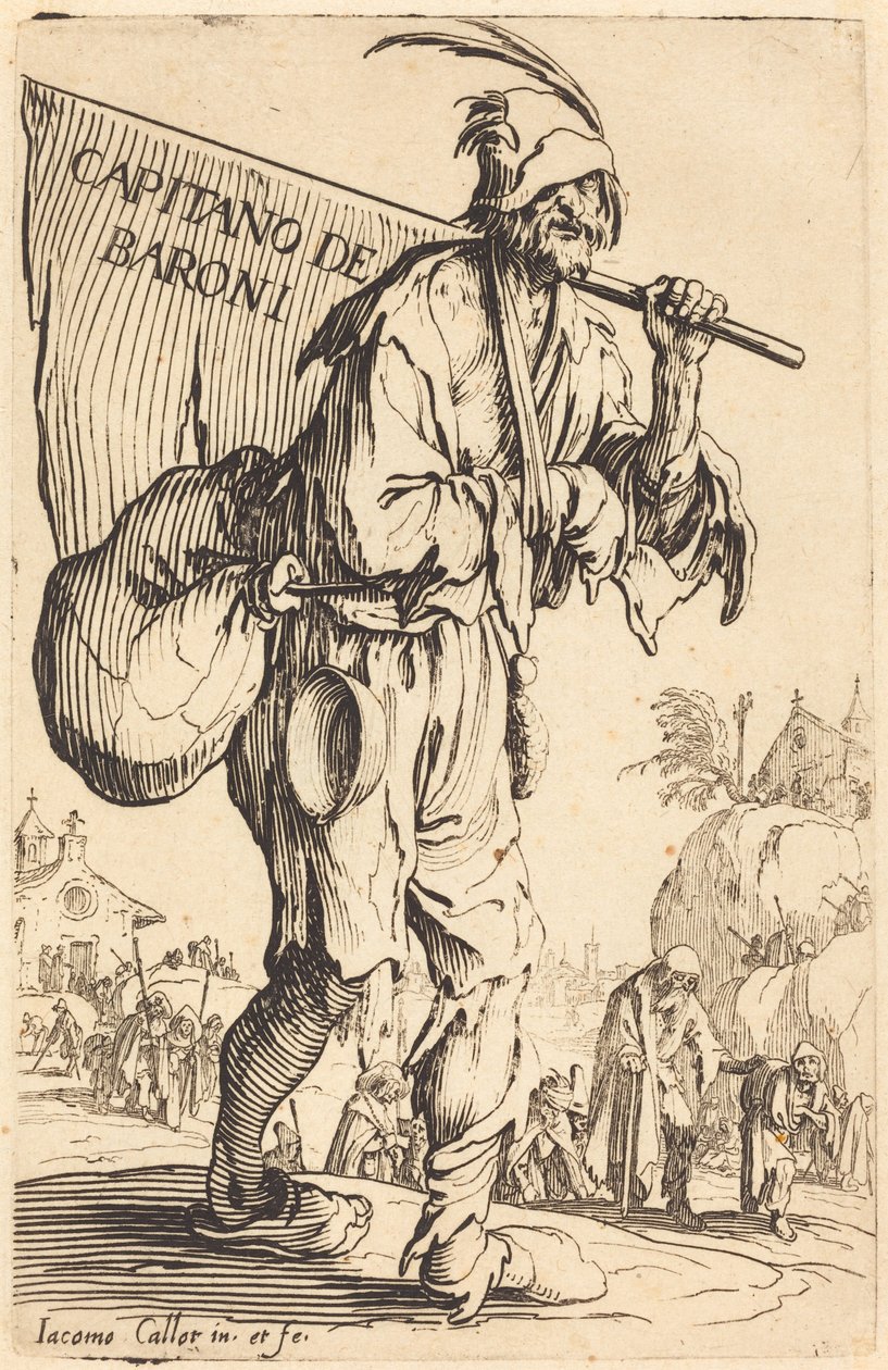 Kapitän der Barone von Jacques Callot