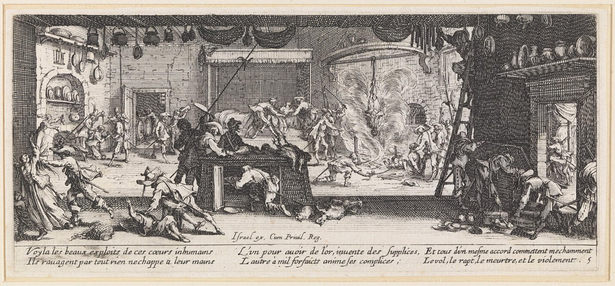 Die Plünderung von Jacques Callot