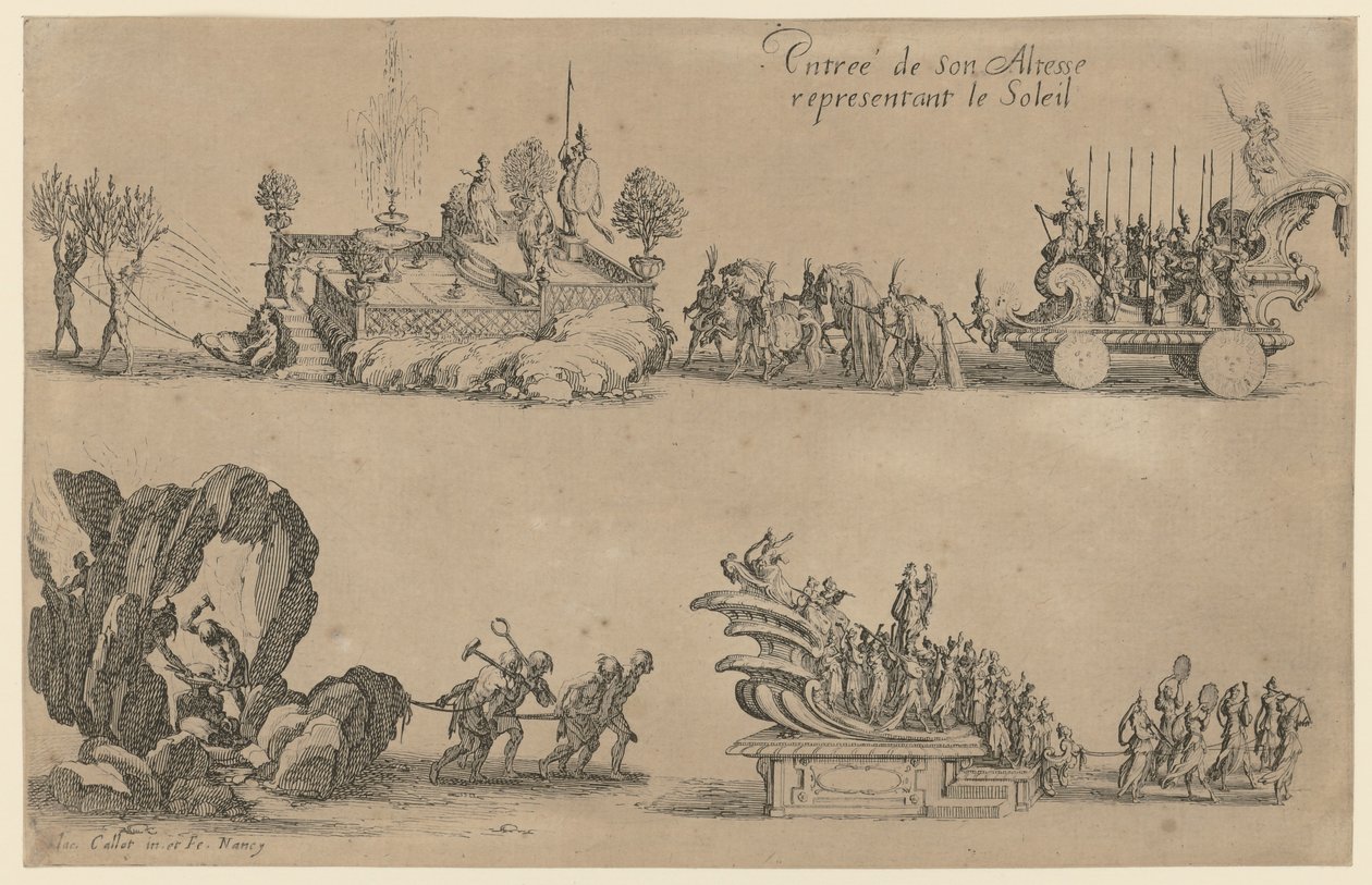 Einzug von Herzog Karl IV. von Jacques Callot
