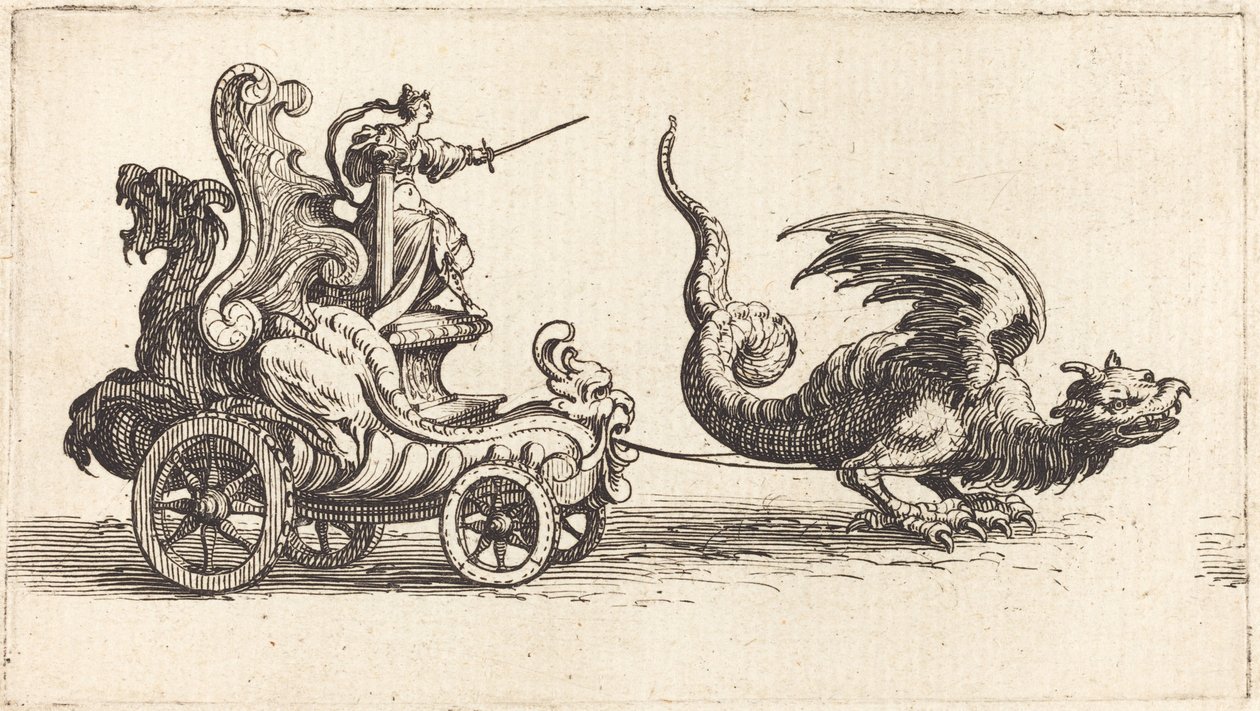 Einzug von Monseigneur Henry de Lorraine, Marquis de Moy, unter dem Namen Pirandre von Jacques Callot