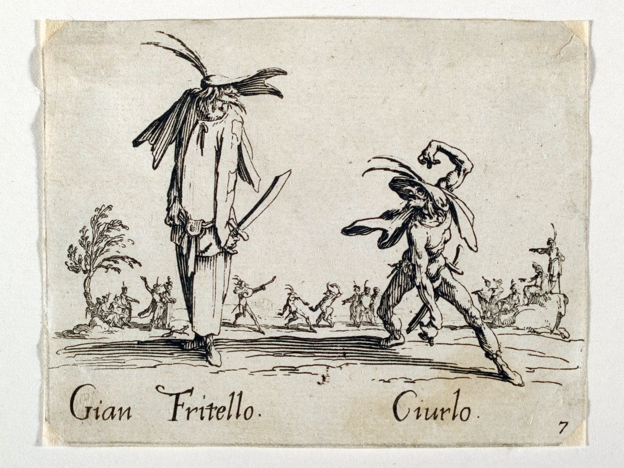 Gian Fritello und Ciurlo, Figuren aus der Commedia dell