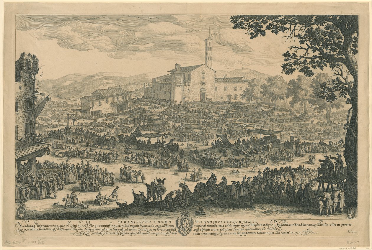 Jahrmarkt von Impruneta (Florentiner Fassung) von Jacques Callot
