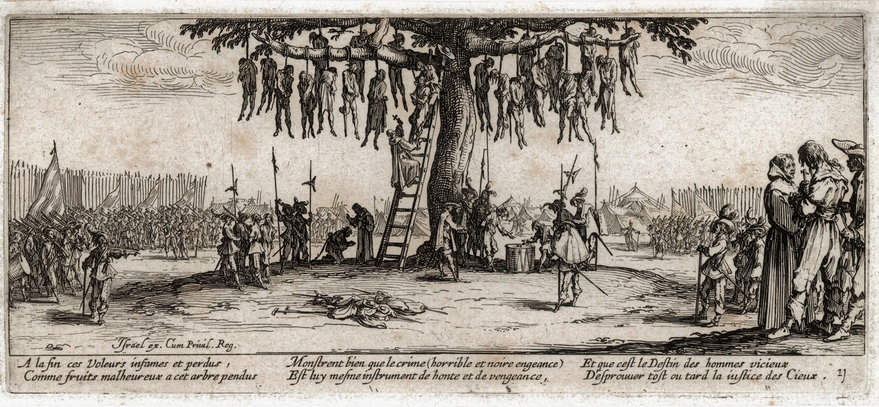 Die Elenden und die Leiden des Krieges von Jacques Callot