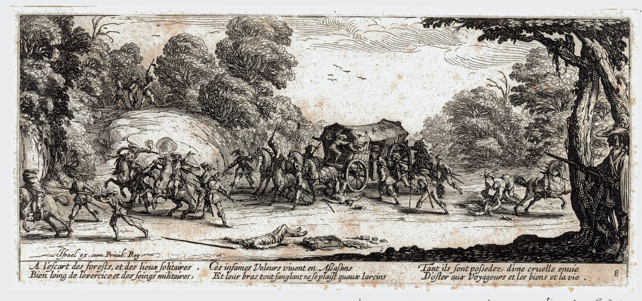 Die Elendigkeiten und Unglücke des Krieges von Jacques Callot