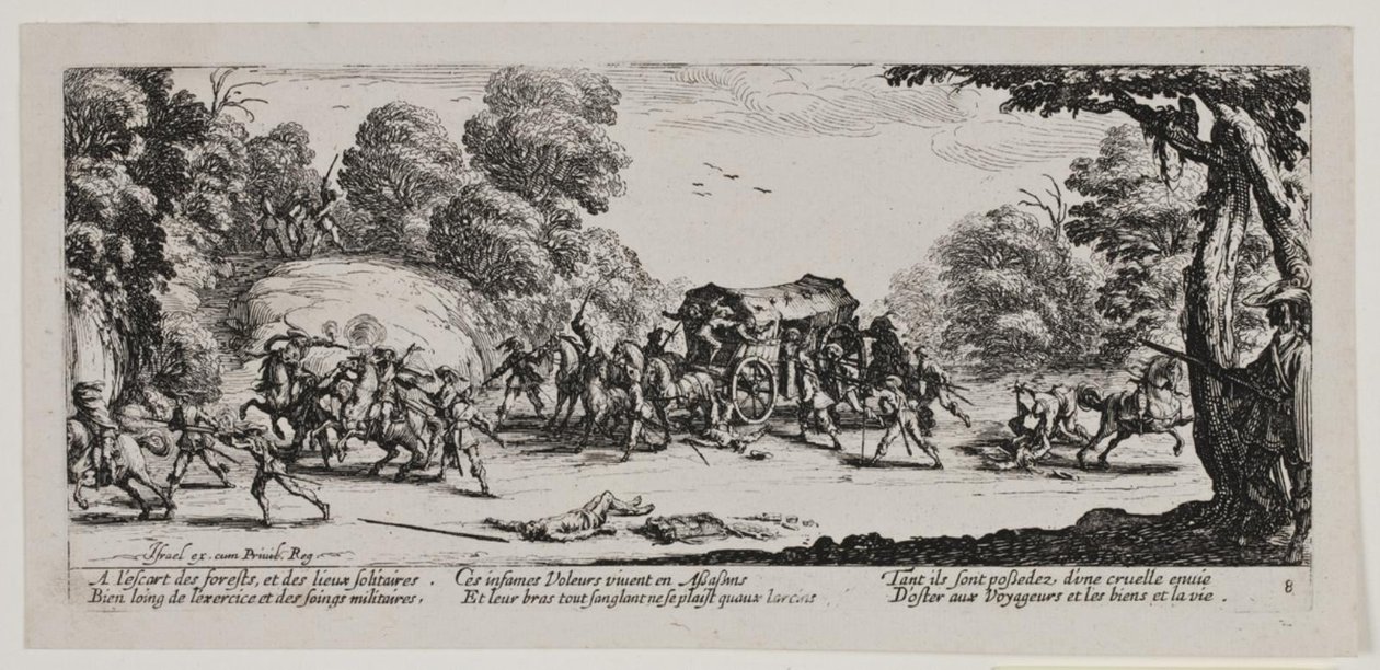 Les Misères et les Malheurs de la Guerre (Blatt 8) von Jacques Callot