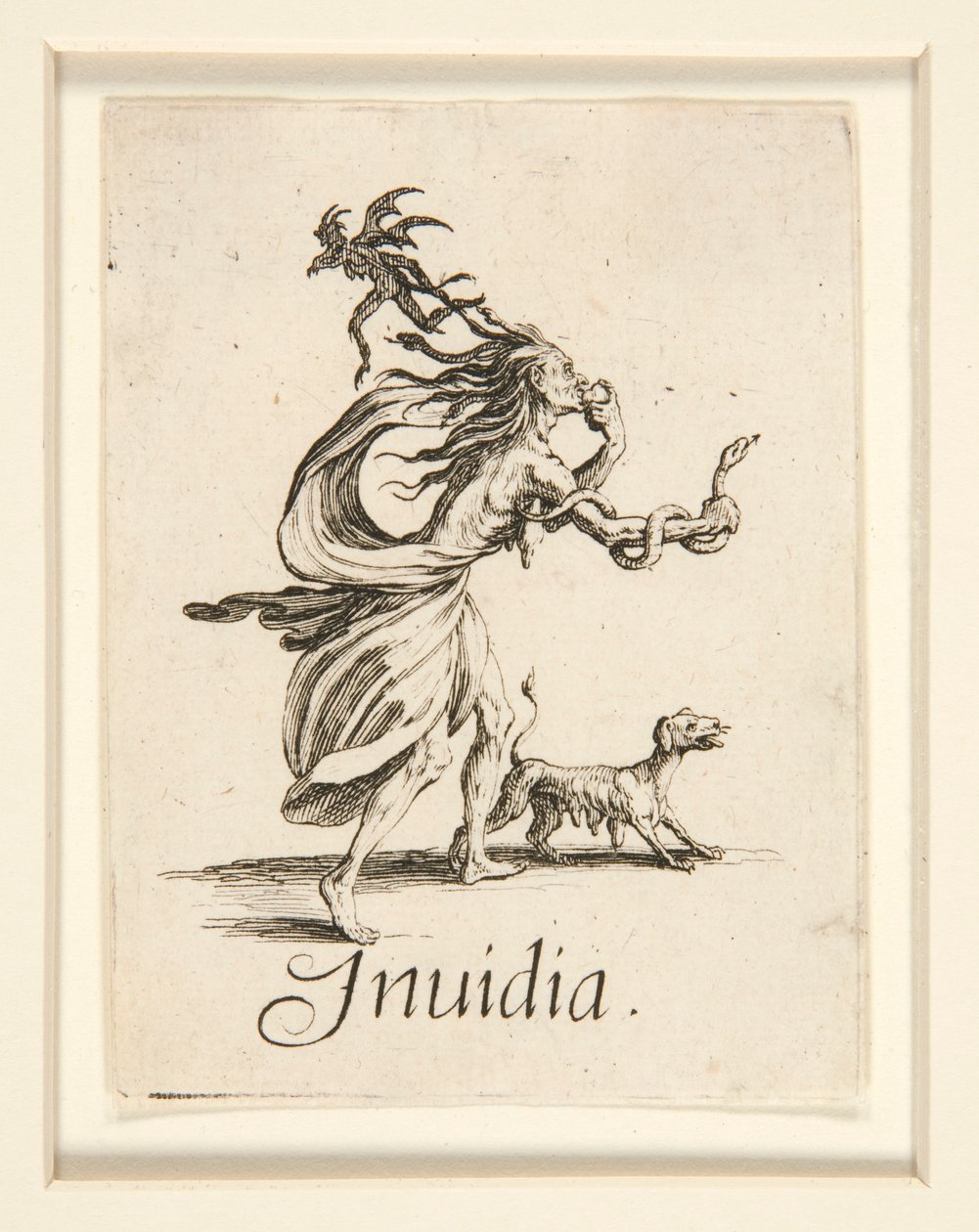 Die sieben Todsünden: L von Jacques Callot