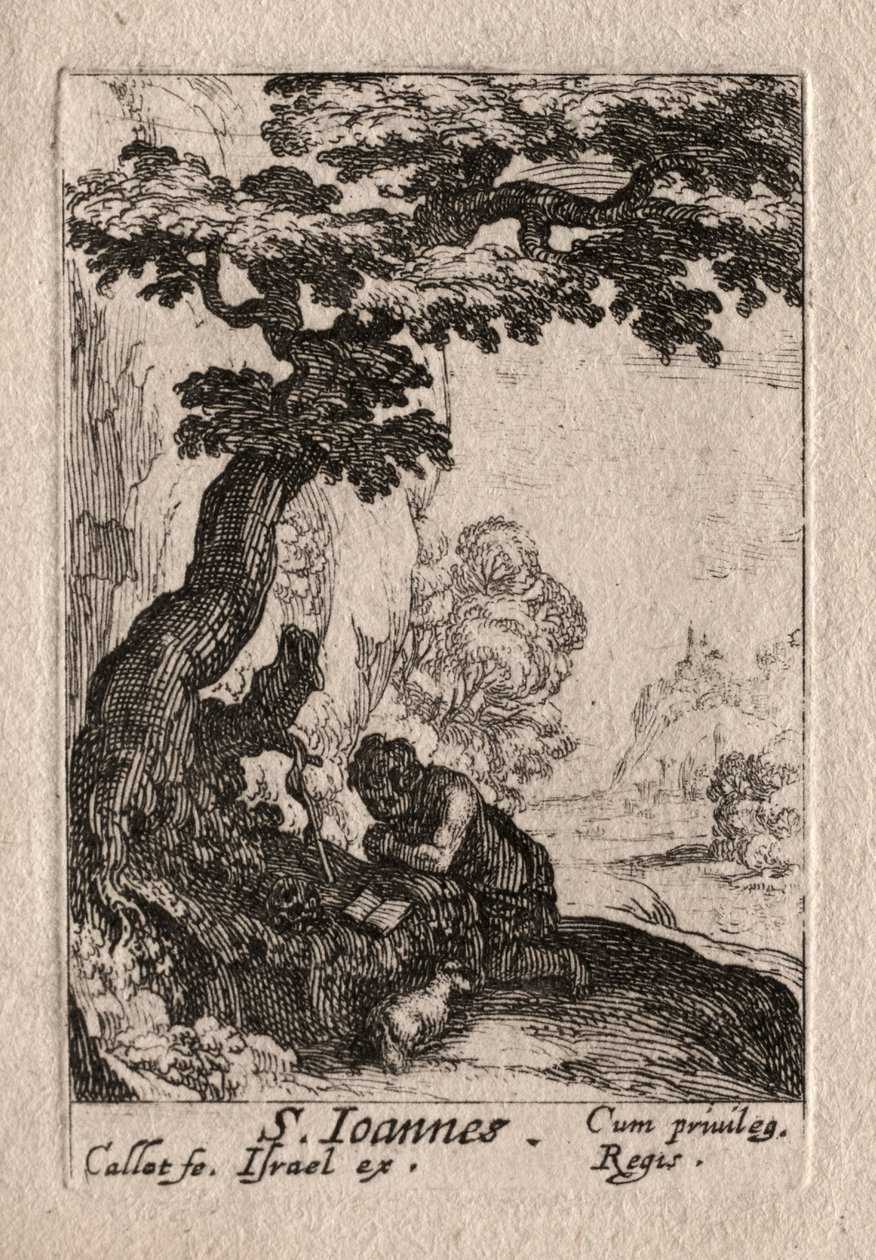 Die Büßer: St. Johannes der Täufer von Jacques Callot