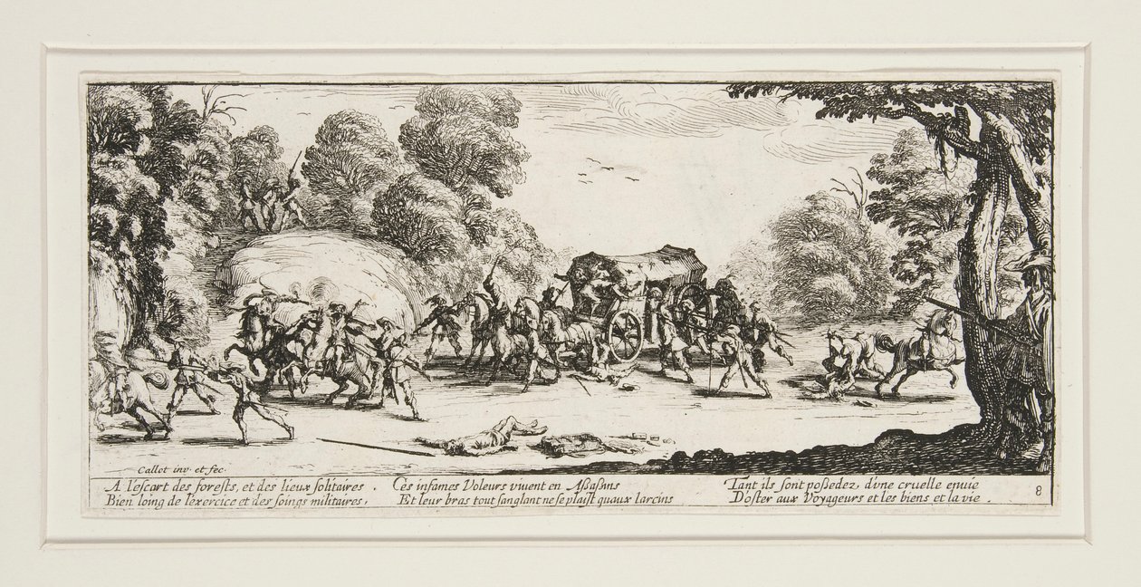 Les grandes miseres de la guerre: Nr. 8 - L von Jacques Callot