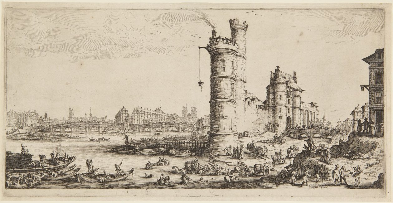 Pont-Neuf von Jacques Callot