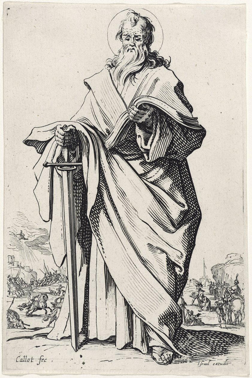 Heiliger Paulus aus Les Grands Apôtres, 1631 von Jacques Callot