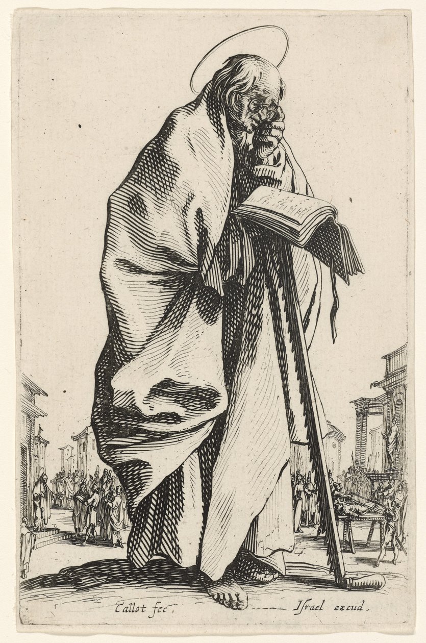 Heiliger Simon aus Les Grands Apôtres, 1631 von Jacques Callot