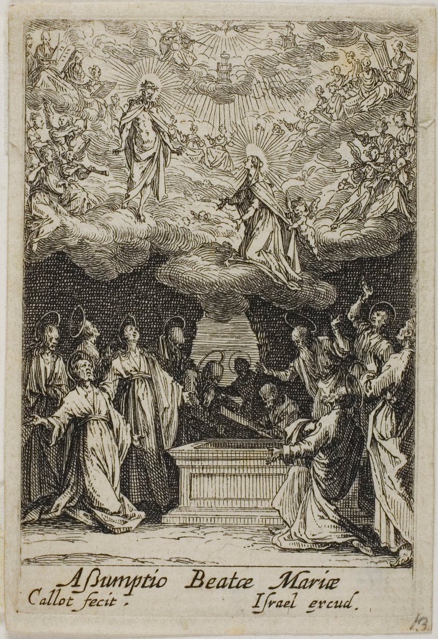 Mariä Himmelfahrt, aus dem Leben der Jungfrau von Jacques Callot