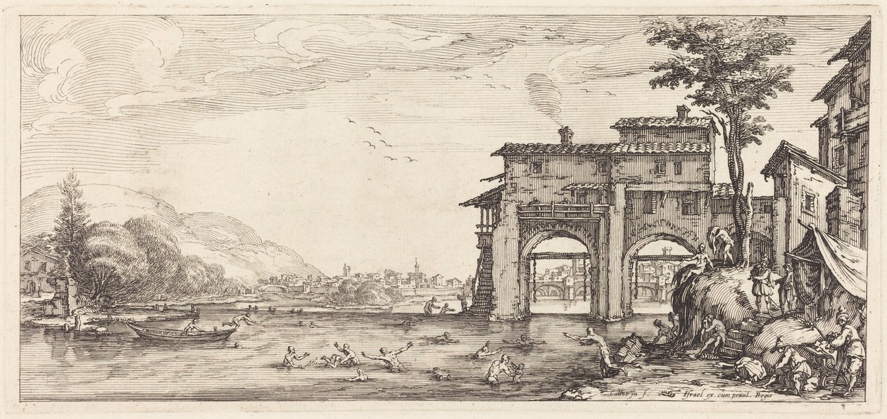 Die Badenden von Jacques Callot