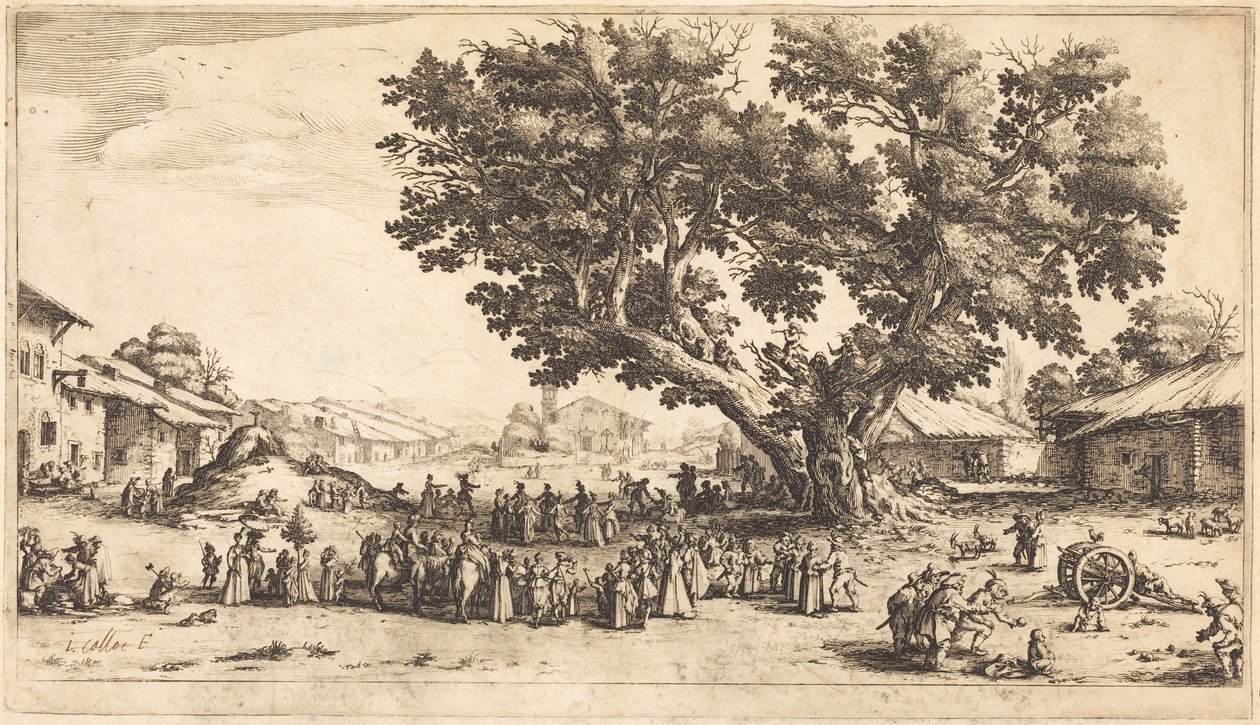 Der Jahrmarkt in Xeuilley von Jacques Callot