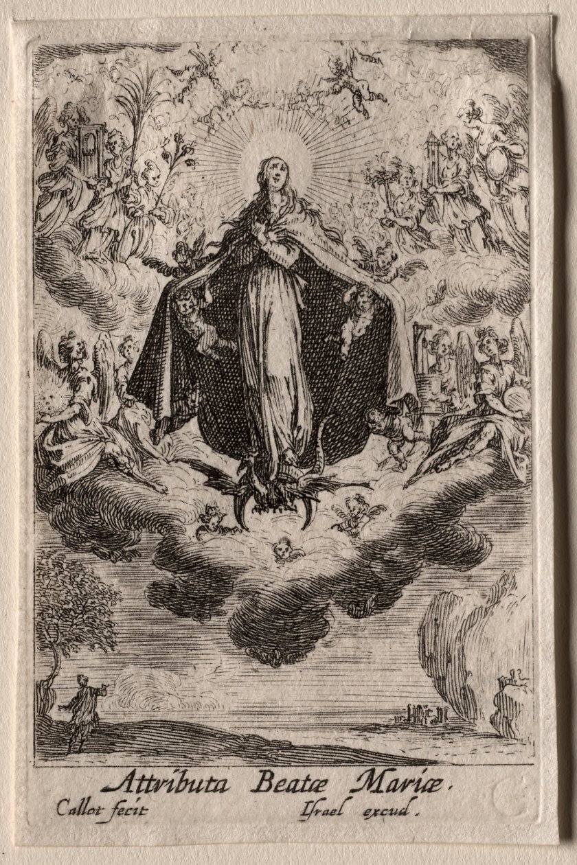 Das Leben der Jungfrau Maria: Die Attribute der Jungfrau Maria von Jacques Callot