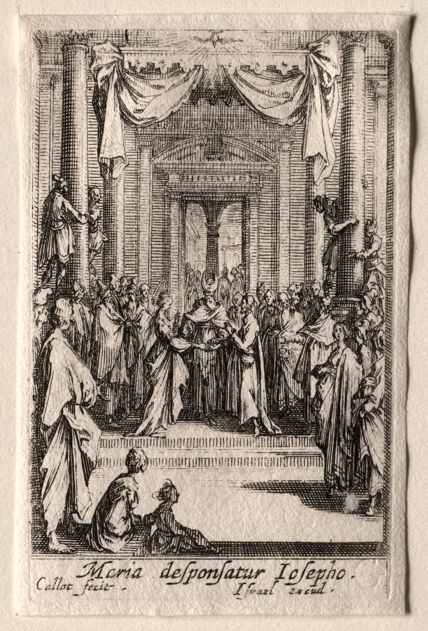 Das Leben der Jungfrau: Die Hochzeit der Jungfrau von Jacques Callot