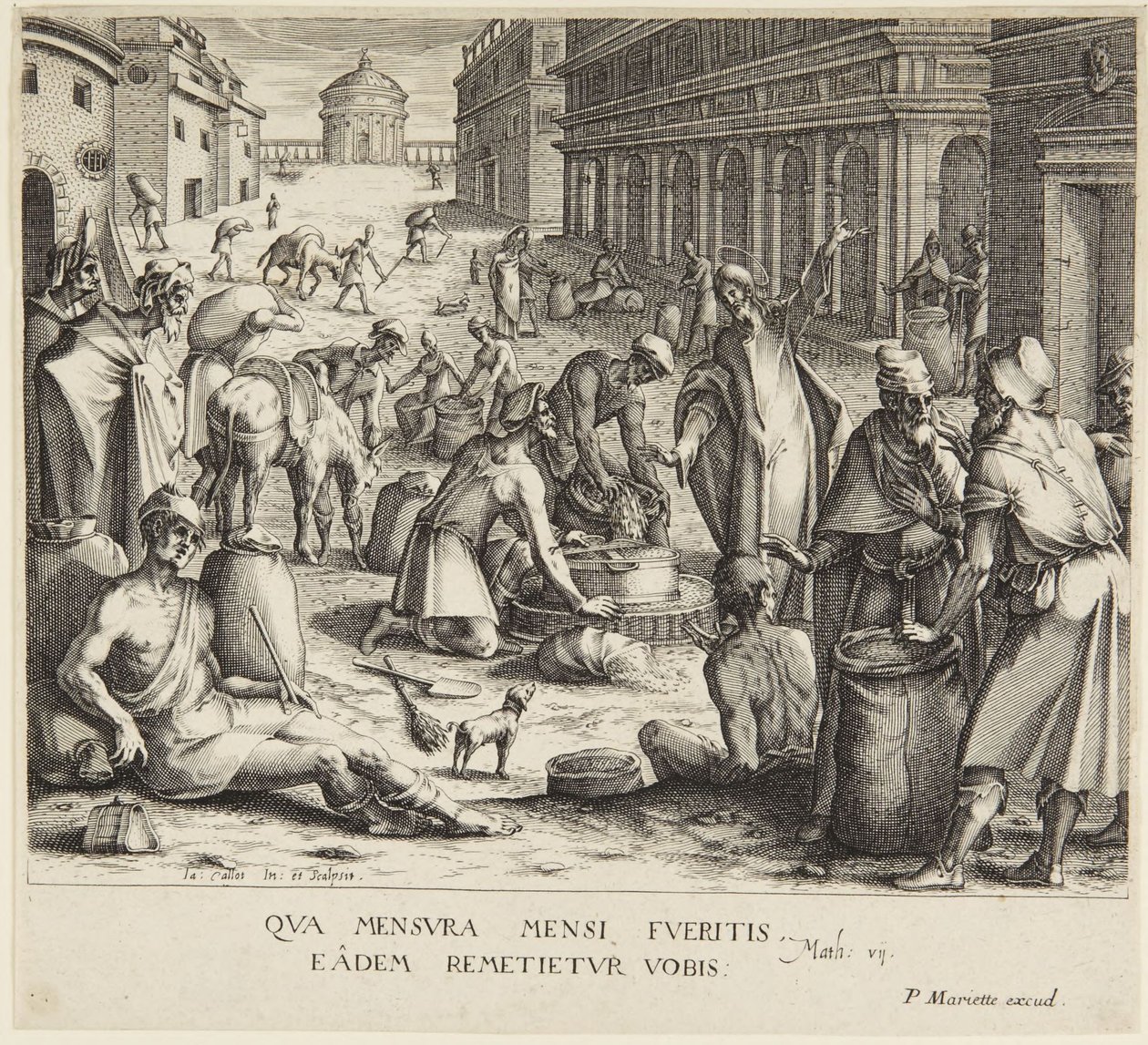 Die Kornmesser von Jacques Callot